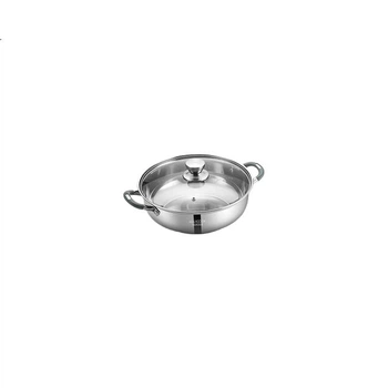 Кастрюля Maxcook MCT1990, нержавеющая сталь 316, 30 см, с крышкой