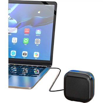 Newmine K229 Бездротовий Bluetooth-колонка, невелика звукова система для домашнього настільного ноутбука, зовнішній портативний сабвуфер з високою гучністю, міні-нагадування про голосову трансляцію платежів