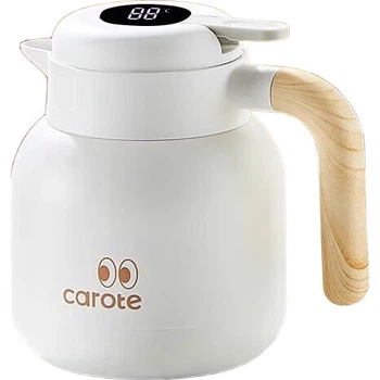 Термос Carrot, нержавіюча сталь, 1 л, з відділенням для чаю