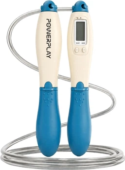 Скакалка з лічильником PowerPlay 4216 Jump Rope 2.8 м Синя (PP_4216_Blue)