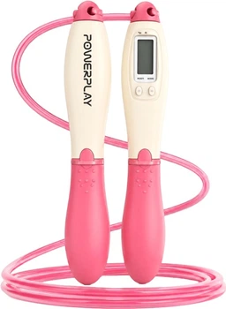 Скакалка з лічильником PowerPlay 4216 Jump Rope 2.8 м Рожева (PP_4216_Pink)