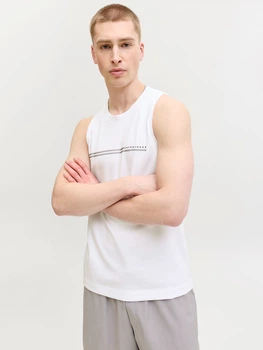 Майка чоловіча Jack & Jones 12295005 L Bright White (5715833212425)