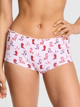 Трусики хипстеры женские хлопковые Victoria's Secret 17880352 S Розовые (1159863005)