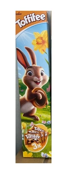 Набір цукерки в Великій коробці Великодні Stork Toffifee 3x Bunny Тофіфе висока 3х-коробки в Одній Зайчик 375г
