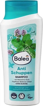 Шампунь щоденний Balea Anti Schuppen Champoo Nanaminz Балеа Проти лупи для пошкодженого волосся Мята 300мл
