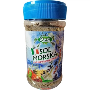 Сіль Морська з Італійськими спеціями Натуральна приправа RMix Sol Morska Рмікс для Мяса та риби Кристали 700г