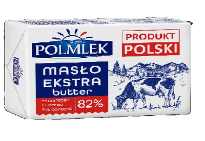 Масло вершкове Polmlek Maslo Extra Butter 82% Полмлек Екстра Брусок 200г
