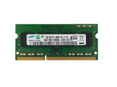 Оперативна пам'ять для ноутбука SODIMM Samsung DDR3 4Gb 1333 MHz PC3-10600S (M471B5173BH0-CH9) 14821 Б/У