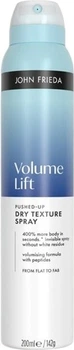 Spray John Frieda Volume Lift Pushed-Up Dry do tekstury i objętości włosów 200 ml (5037156301243)
