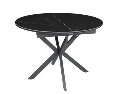 Стол GENEWA CERAMIC 105(140)*105 стол черный