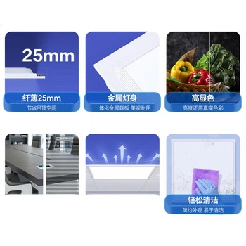 Светильник Panasonic встраиваемый для кухни/ванной, 300x600, плоский, 36Вт