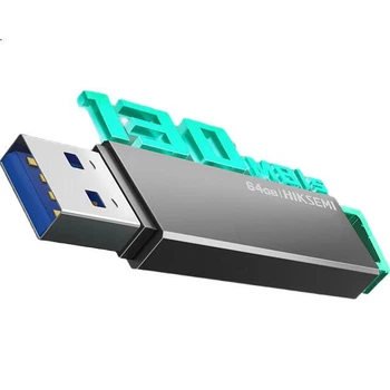 Флеш-накопичувач HIKVISION 64 ГБ USB 3.2 R33, індикатор роботи, швидкість читання 130 МБ/с, високошвидкісний портативний USB-накопичувач, підходить для комп'ютерів Huawei, офісних приміщень та флеш-накопичувачів загального призначення