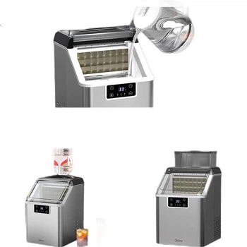 Льдогенератор Midea MBJ-20F17TE настольный, нержавеющая сталь