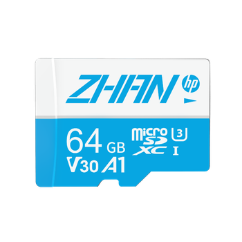 Карта памяти HP microSDXC 64GB Class 10 UHS-I U3 V30 (B4DJ8P3)