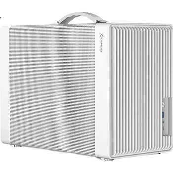 Корпус PowerTrain Unknown Player P40 White MATX, настольный компьютерный корпус, портативный, с сетчатой вентиляцией, ограничение длины видеокарты до 350 мм.