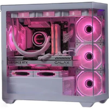 Корпус для комп'ютера Yingchi Aurora 3-M Seaside View, білий (без підставки, версія Full View / M-ATX / підтримує водяне охолодження 360 мм / швидкознімна бічна панель / сумісний з довгими відеокартами серії 40)