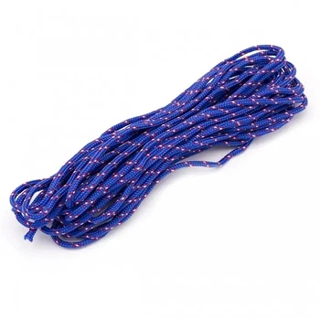 Шнур Paracord для плетіння 2мм 5м смугастий яскраво-синій (79624377)