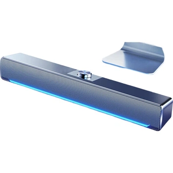 Комп'ютерні колонки Saida SADA, настільні колонки, дротові USB-колонки для ноутбуків, високоякісний HiFi сабвуфер, подвійні колонки, ігрові колонки V-196