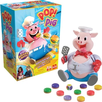 Куайманху, голландська PopThePig свиня з великим ротом, рахуючи кольори, дитяча дошкільна освіта, освітня настільна гра, для дітей віком 2-5 років, подарунок на день народження