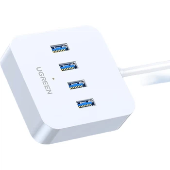 Хаб UGREEN USB 3.0, 4 порти, для ноутбука