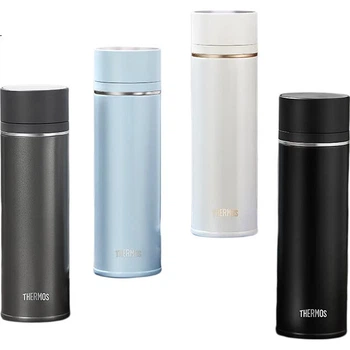 Інтелектуальна ізольована кружка THERMOS, високоякісний 450 мл великої ємності, дисплей температури для гарячої та холодної води для чоловіків та жінок, TEEB-450S WH