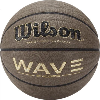 Официальный игровой мяч Wilson WAVE ENCORE Series для любительских и соревновательных игр, пылезащитная технология, стандартный размер 7 для взрослых.
