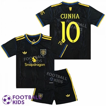 Футбольна форма для дітей Manchester United CUNHA 10 Манчестер Юнайтед 2025-2026 Third 155-165 см (set4479-137270-4)