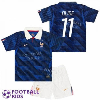 Футбольная форма детская OLISE 11 сборной Франции EURO 2024 France Home 135-145 см (set4757-137487-4)