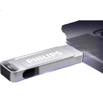 PHILIPS 32GB Type-C USB 3.2 Dual Interface Mobile USB Drive 61UT-F High-Speed Dual-Head USB Flash Drive Compatible with Android, Apple, and Laptops