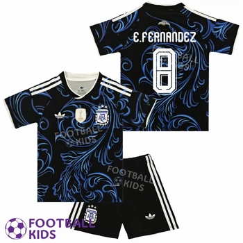 Футбольная форма детская E.FERNANDEZ 8 сборной Аргентины Away 2026 Home Argentina FIFA World Cup 155-165 см (set4777-137965-4)