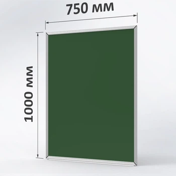 Створка крейдяна зелена ТСО 100×75 мм