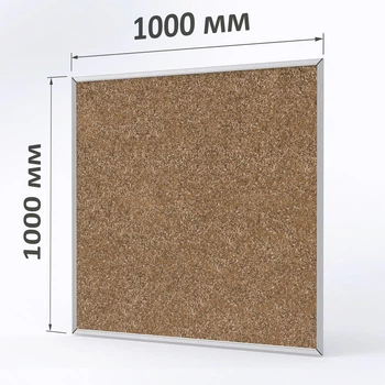Коркова дошка ТСО для об`яв і нотаток 100×100 см