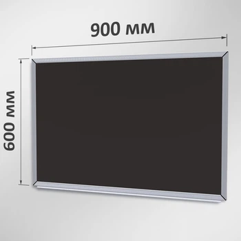 Магнітна крейдяна дошка ТСО графітова 60×90 см