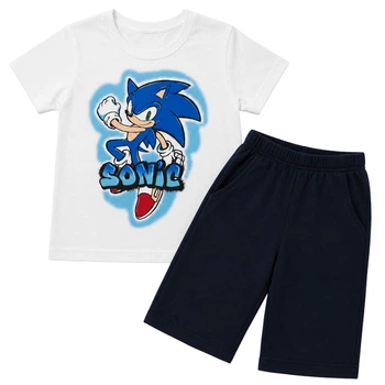 Комплект для хлопчика стрейч-кулір Арлекін Sonic 2317-452 64 116 см - 122 см Білий