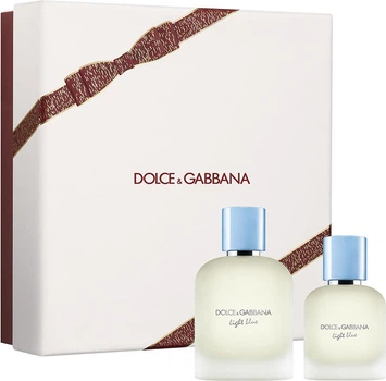 Набір для чоловіків Dolce&Gabbana Light Blue Туалетна вода 100 мл + Туалетна вода 50 мл (8056669922278)