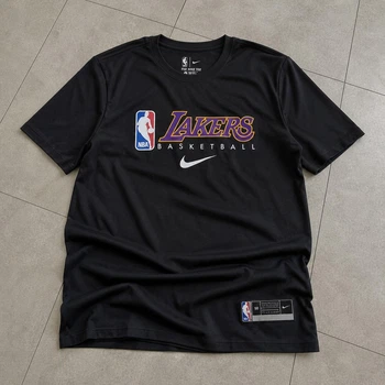 Мужская футболка Lakers Nike XL Черная