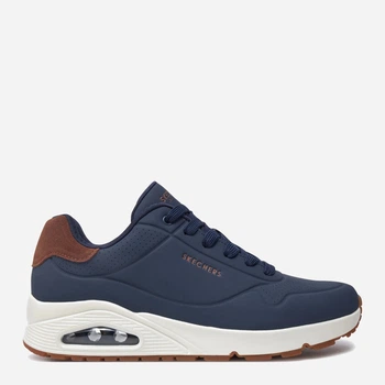 Чоловічі кросівки Skechers Uno Suited On Air 183004 NVY 45 Темно-сині (197627156439)