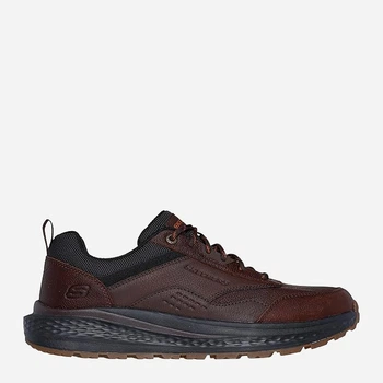 Мужские кроссовки кожаные Skechers Slade Ultra Peralto 210925 RDBR 43 Темно-коричневые (197976227248)