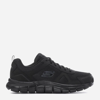 Buty sportowe męskie skórzane Skechers Track Scloric 52631W BBK 42 Czarne (192283296963)