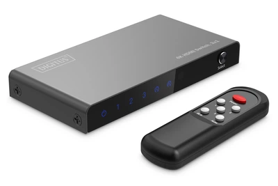 Digitus Видеокоммутатор UHD HDMI (INx3 - OUTx1), 4K