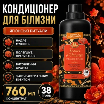 Кондиціонер для білизни Tesori d'Oriente Японські ритуали 7 6 0мл ароматизований