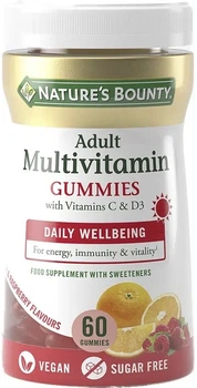 Дієтична добавка Nature's Bounty Мультивітамінний комплекс для дорослих 60 желейок (8445290591067)