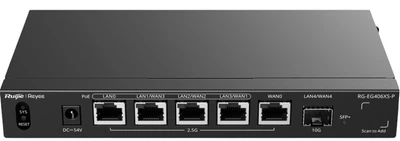 Маршрутизатор RG-EG406XS-P 4 PoE SFP+ Reyee (6976915005116)