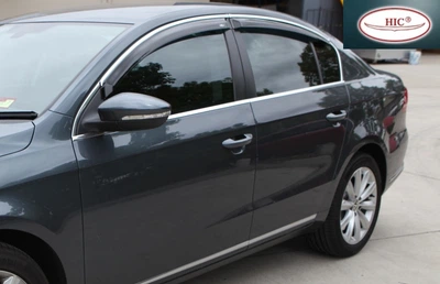 Дефлекторы окон (с хромом молдингом) Lexus GS 2006-2012 LE06-M HIC
