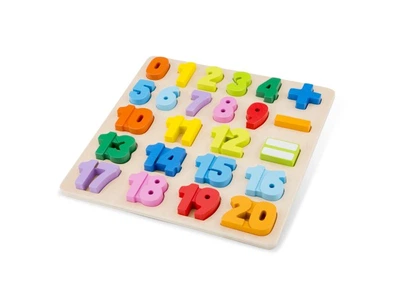 Деревянный пазл Числа New Classic Toys 24 эл., 10539