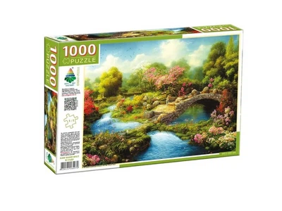 Пазл Каменный мост в саду Энергия Плюс, 1000 эл., Ен.4979