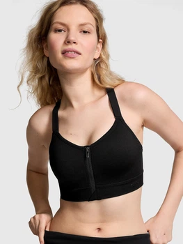 Спортивный топ для фитнеса женский Victoria's Secret 608059090 S Черный (1159862994)