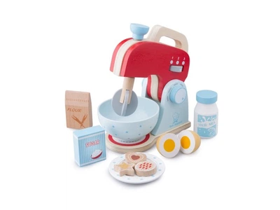 Ігровий дерев'яний набір Міксер з набором продуктів, New Classic Toys, 10702