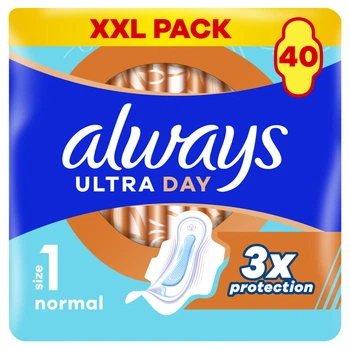 Гігієнічні прокладки Always Ultra Normal (Розмір 1) 40 шт. (8006540211380)
