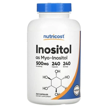 Мио-инозитол Nutricost (Inositol) 500 мг 240 капсул NCS67176